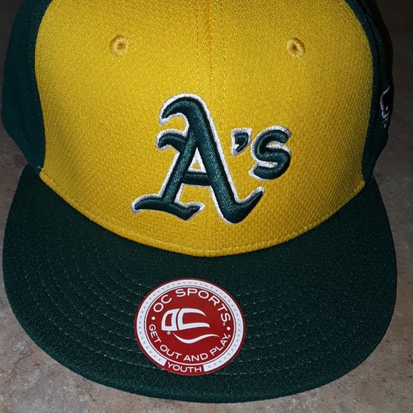 NWT OC Sports Oakland Athletics Team MLB Youth Hat - Picture 2 of 8